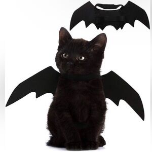 Pet Cat Bat Wings for Halloween Party Decoration